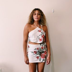 Nasty Gal 2 Piece Floral Set